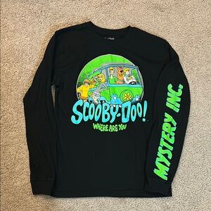Scooby-Doo Black Long Sleeve Shirt